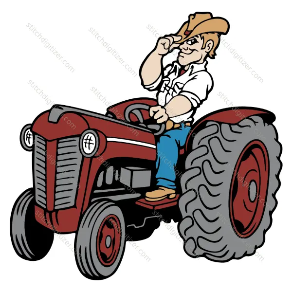 Ferme agricole de tracteur Tractor Agriculture Farm