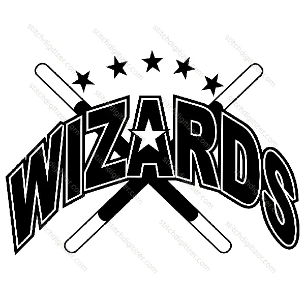 Mascotte des sorciers Wizards Mascot