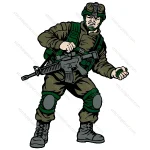 Soldier With a Gun