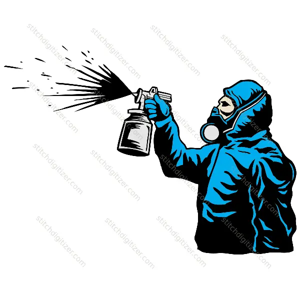 Peintre au pistolet Spray Painter