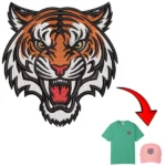 Angry Tiger Face