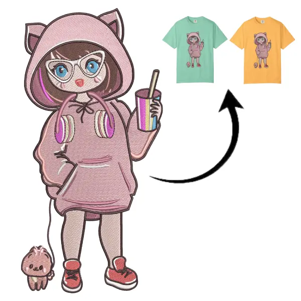 Girl With Dog Girl With Dog