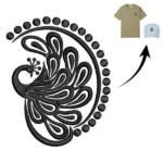 Peacock Stencil