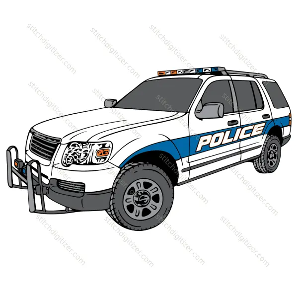 Voiture de police des agents de police Police Officers Police Car