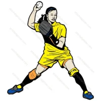 Joueur de sport de softball