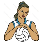 Volleyball Lady Player