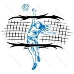 Volleyball Sports Logo