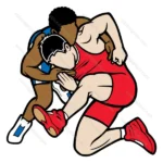 Wrestling Players In Action