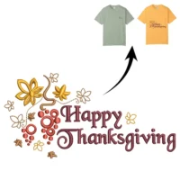 Happy Thanksgiving With Flowers