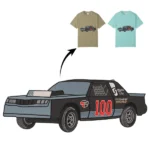 Number 100 Black Car