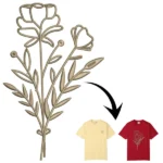 Flower Line Art