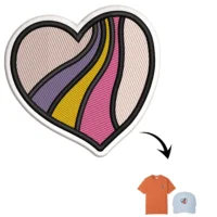 Coeur arc-en-ciel
