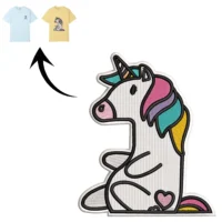 Sitting Unicorn Horse