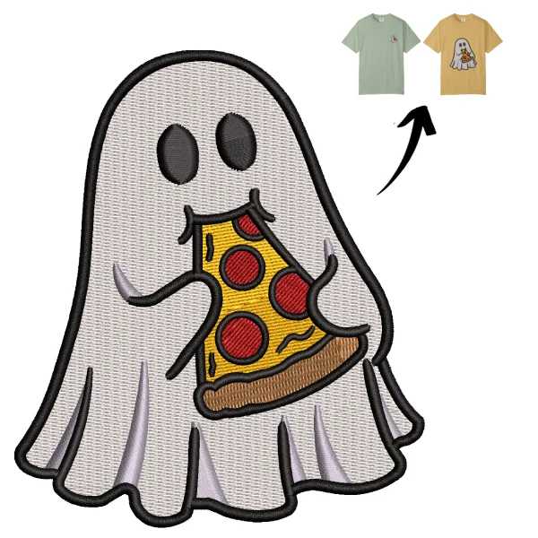 Cute Ghost Pizza Cute Ghost Pizza - Image 1