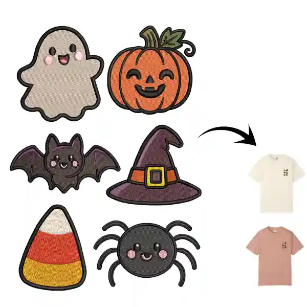 Halloween Cute Logos Halloween Cute Logos